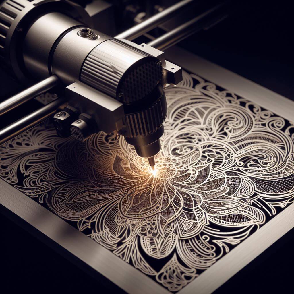 laser cutting process